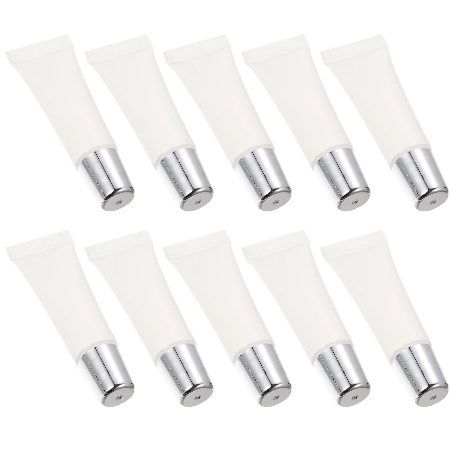

10 Pcs Make up Empty Lipstick Tube Travel Gloss Tubes Refillable Containers Plastic Bottles