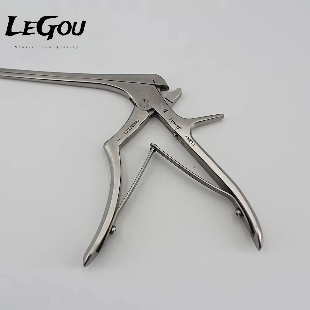 LeGou Professional Premium 3*140mm 60 Degree Manual Nasal Sphenoid Forceps Rongeur for ENT Rhinology Procedures