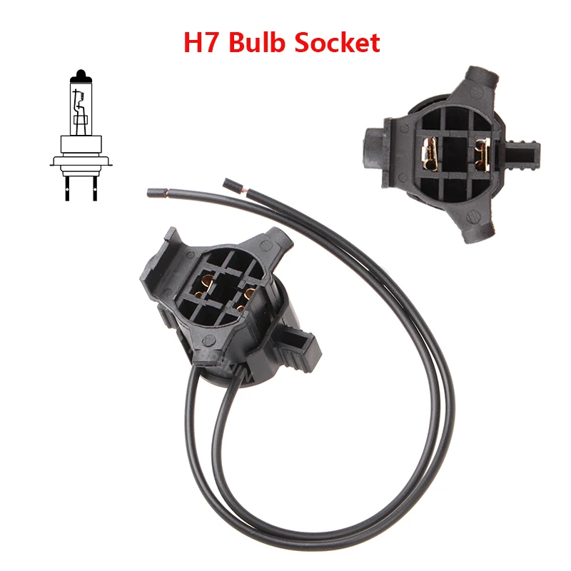 1x For Kia Sportage K2 K3 KX3 K5 Hyundai Santafe Car Light Socket H7 Bulb Holder Adapter Connector Accessories