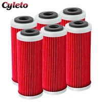 Cyleto-filtro de aceite para motocicleta, 4/6 piezas, para KTM SX, SXF, SXS, EXC, EXC-F, XCF, EXC-R, XCW, SMR, 250, 350, 400, 450, 505, 530, 2007-2020