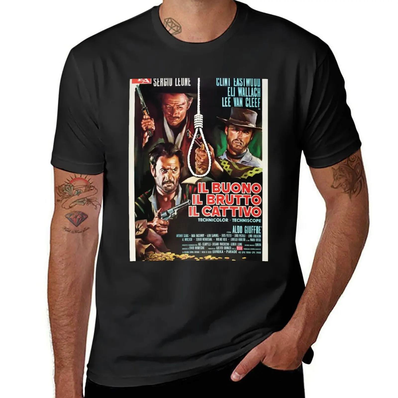 The Good, the Bad and the Ugly, 1966 Italian Western with Clint Eastwood, Lee Van Cleef, Eli Wallach T-Shirt