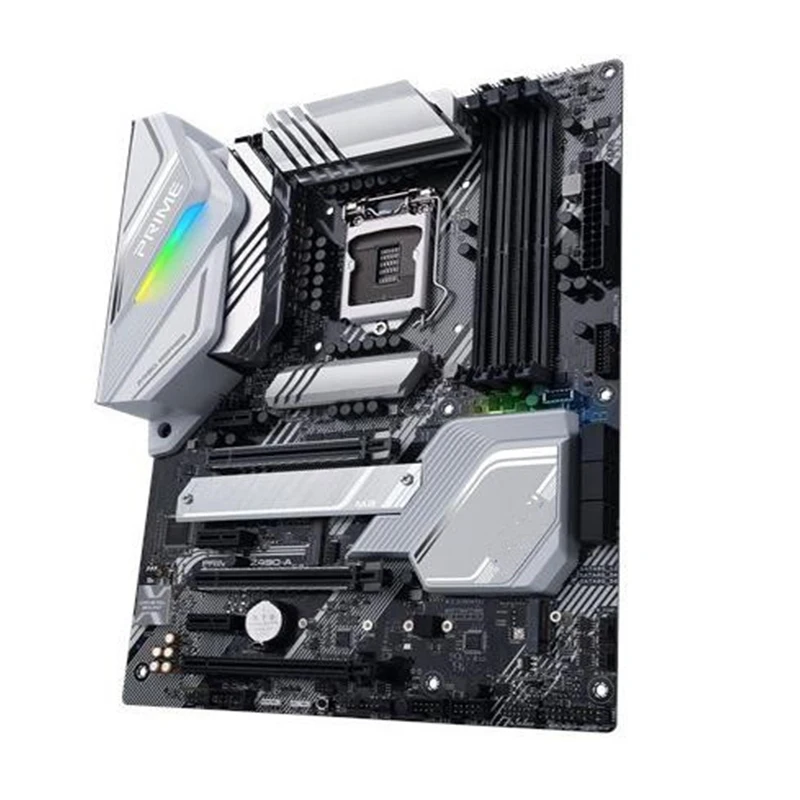 Para intel z490 prime Z490-A z490a placa-mãe usado original lga 1200 lga1200 ddr4 128gb m.2 nvme usb3.0 sata3 desktop mainboard