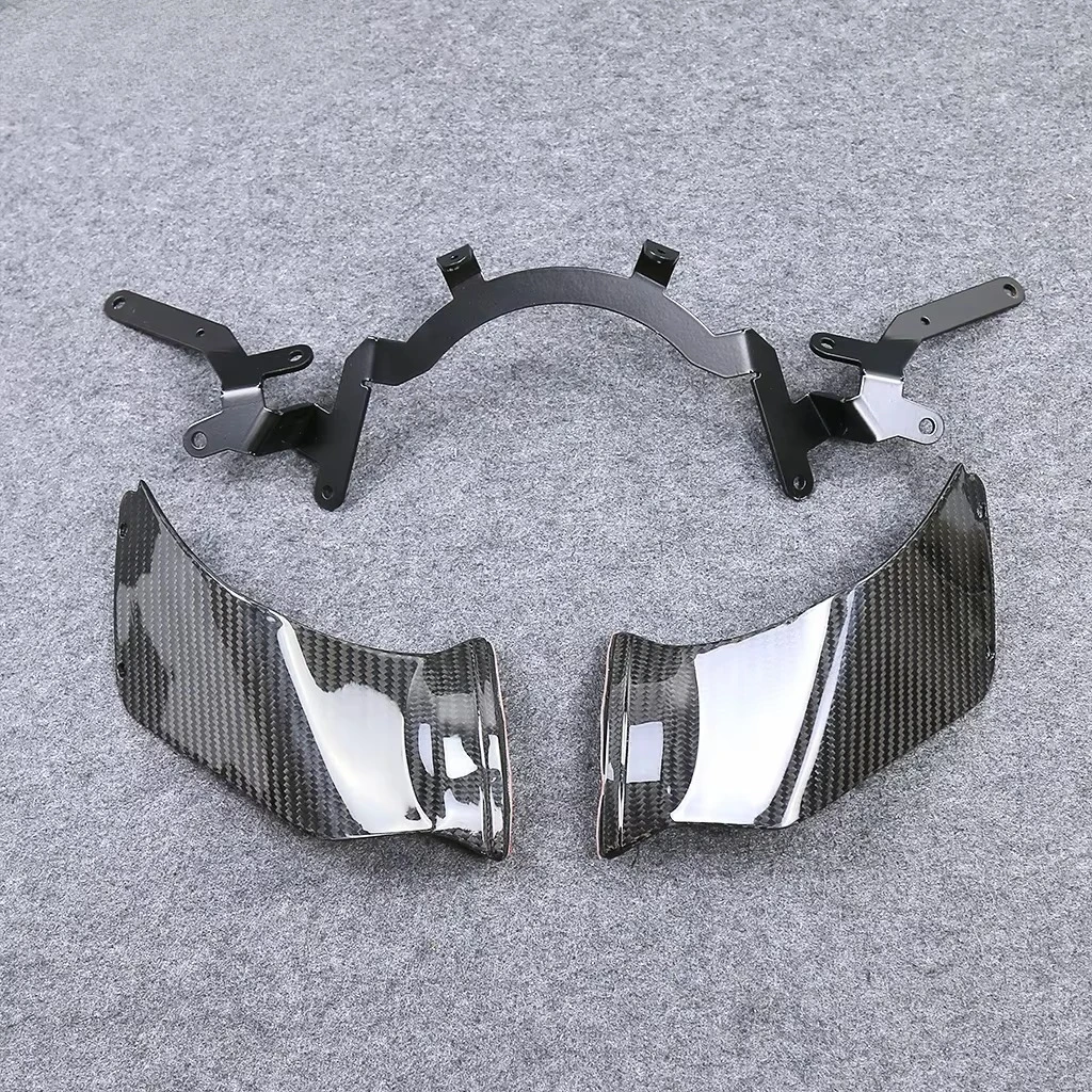 Carbon Fiber Motorcycle Fairing Air Deflector Aerodynamic Spoiler Winglets for CBR1000RR-R 2021-2026