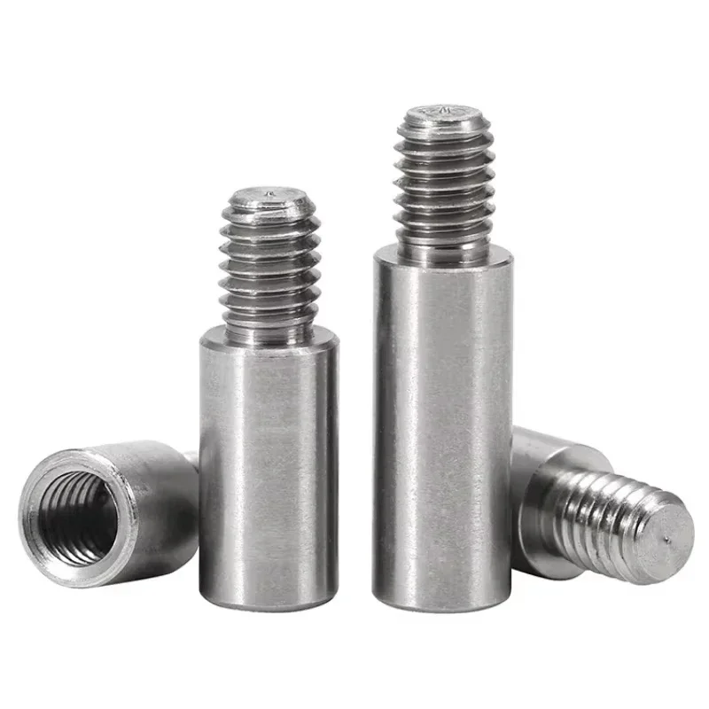 M2 M2.5 M3 M4 M5 M6 304 Słupek gwintowany ze stali nierdzewnej *L+4/6/8mm Okrągła śruba dystansowa PCB Podkładka dystansowa Kolumna z pojedynczą głowicą — zdjęcie 4