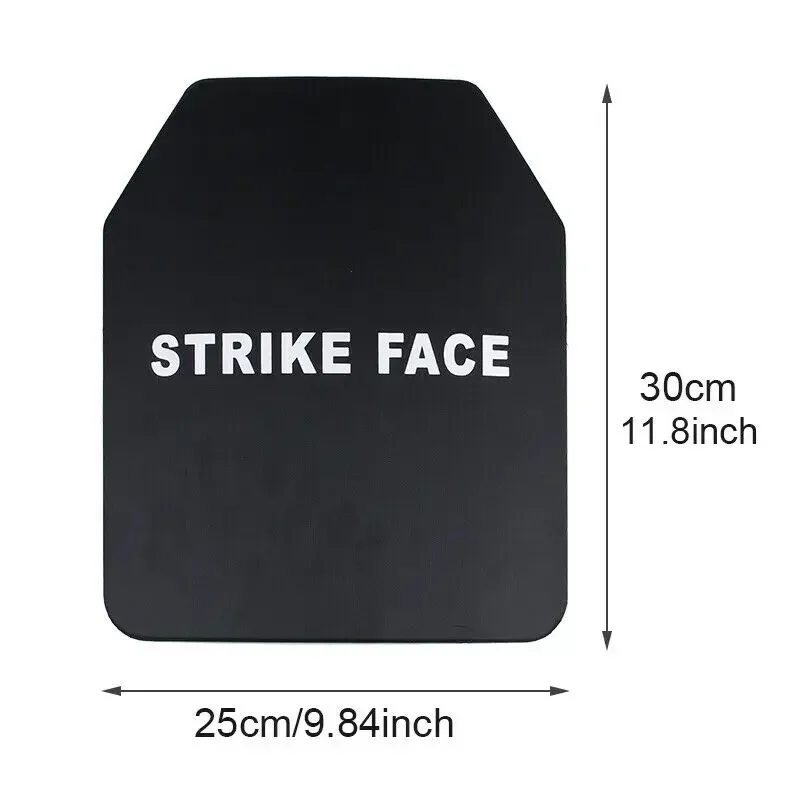 NIJ IIIA 10"x12" 25x30cm Anti Bullet Proof Steel Plate For Tactical Safety Vest Ballistic Body Armour Stab-Proof Composite Board