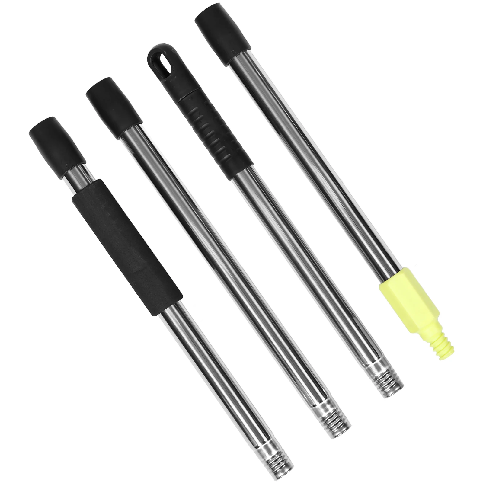 

25mm Paint Extension Pole Telescopic Adjustable Length Gold Plates for Wall Painting Black Stainless Steel Tools