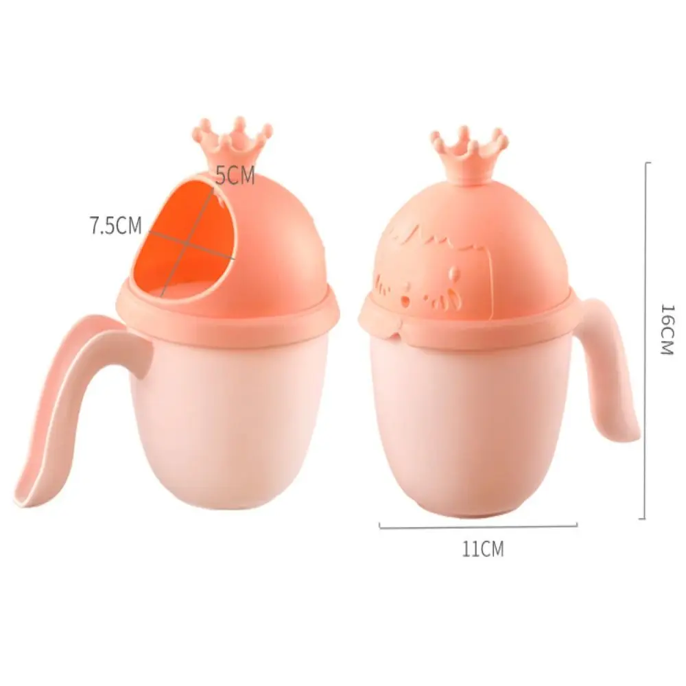 New Baby Bath Caps Toddle Shampoo Cup Crown Children Bathing Bailer Baby Shower Spoons Child Washing Hair Cup Kids Bath Tool