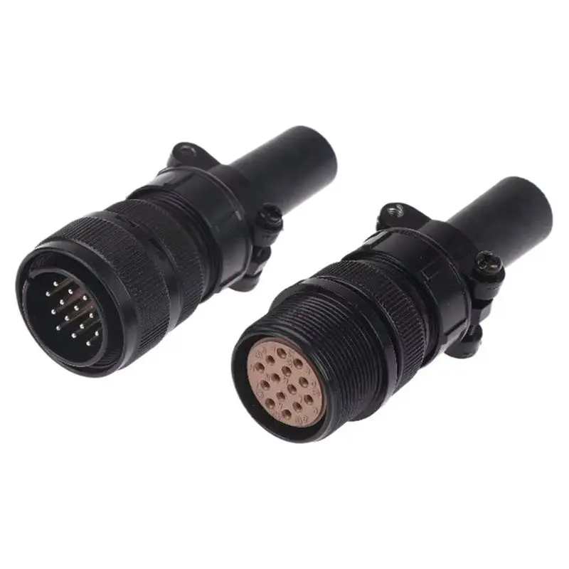 ABUI-14-Pin Metal Connector For Miller TIG Welders Durable Remote Current Control & Metal Structure Replacement Part