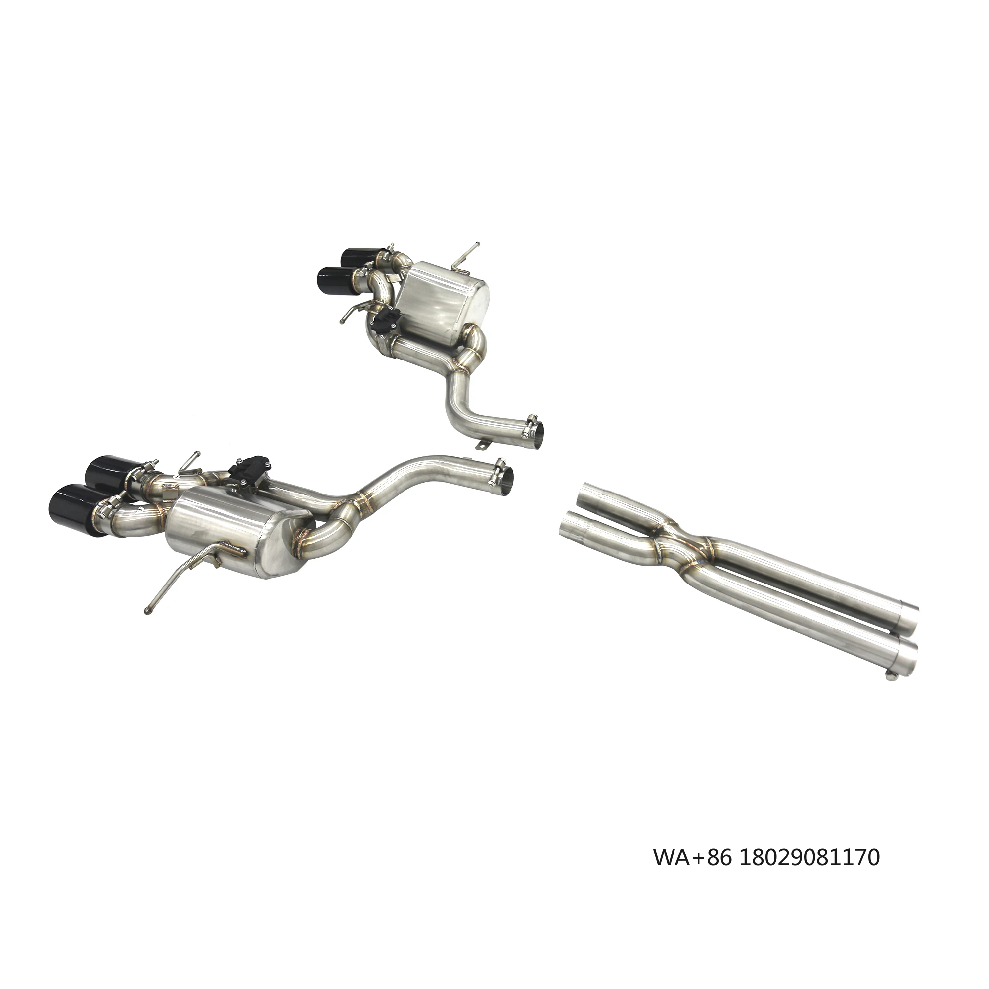 

OEM SS304 Catback Exhaust System for Gran Turismo/GT 4.2/4.7 2007-2021 Exhaust System With Muffler/Valve High Quality