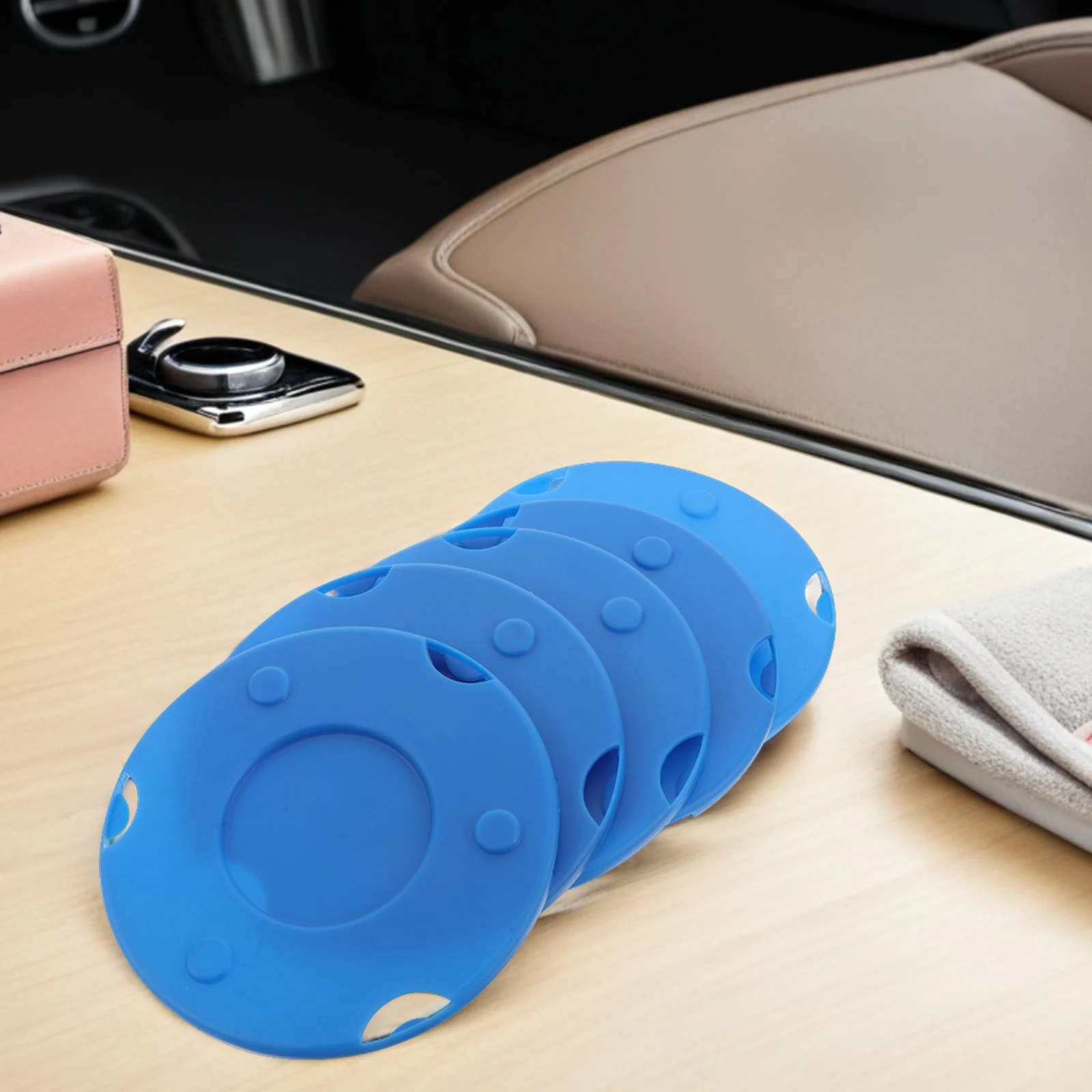 

10Pcs Car Flag Pole Suction Cup Protection Cover Antislip Guard Easy Install Stable Durable Aesthetic 150mm Base