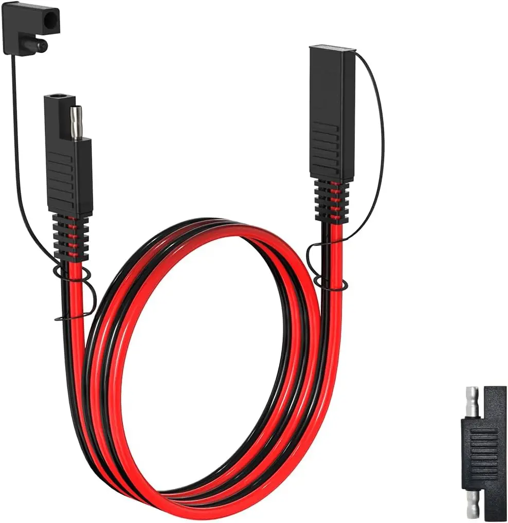 cabo-de-extensao-superbat-3ft-sae-conector-sae-de-desconexao-rapida-de-3-6-10-20-35-50ft-para-automotivo-rv-e-painel-solar