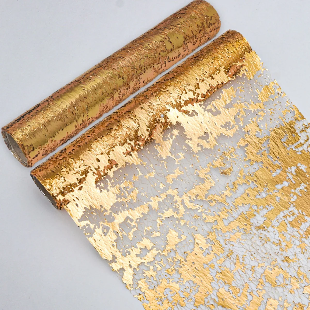 

Gold Table Runner Sequin Glitter Foil Metallic Thin Mesh Runner Roll for Event Party Wedding Birthday Party Christmas Decor