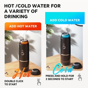 ماكينة إسبريسو محمولة ، ماكينة صنع قهوة ، متوافقة مع كبسولات نسبريسو ، قهوة مطحونة ، سفر بالسيارة ، أواني قهوة للتخييم ، 2 في 1 أعلى 6 أسعار لماكينة صنع قهوة نسبريسو - رقم 3