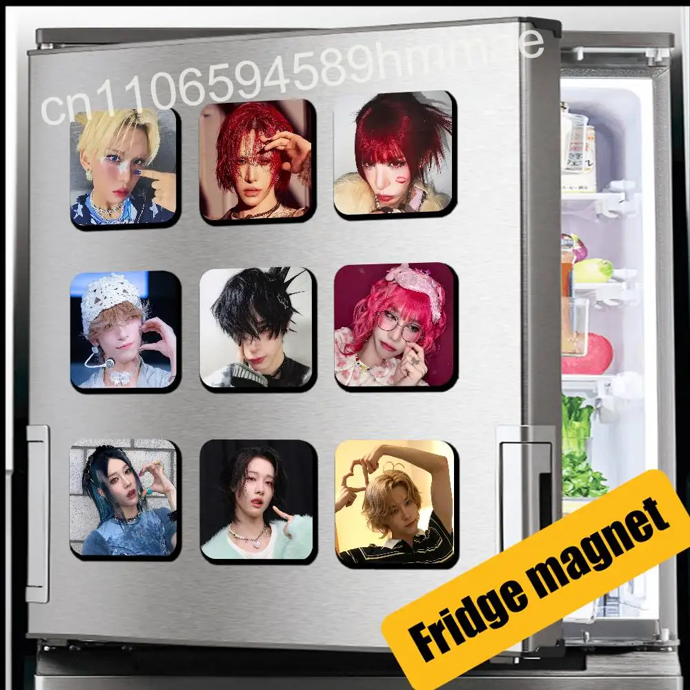 

For X-XLOV H-Haru W-Wumuti R-Rui H-Hyun Fridge Freezer Refrigerator Magnets Kitchen Metal Cabinet Magnetic Card Case
