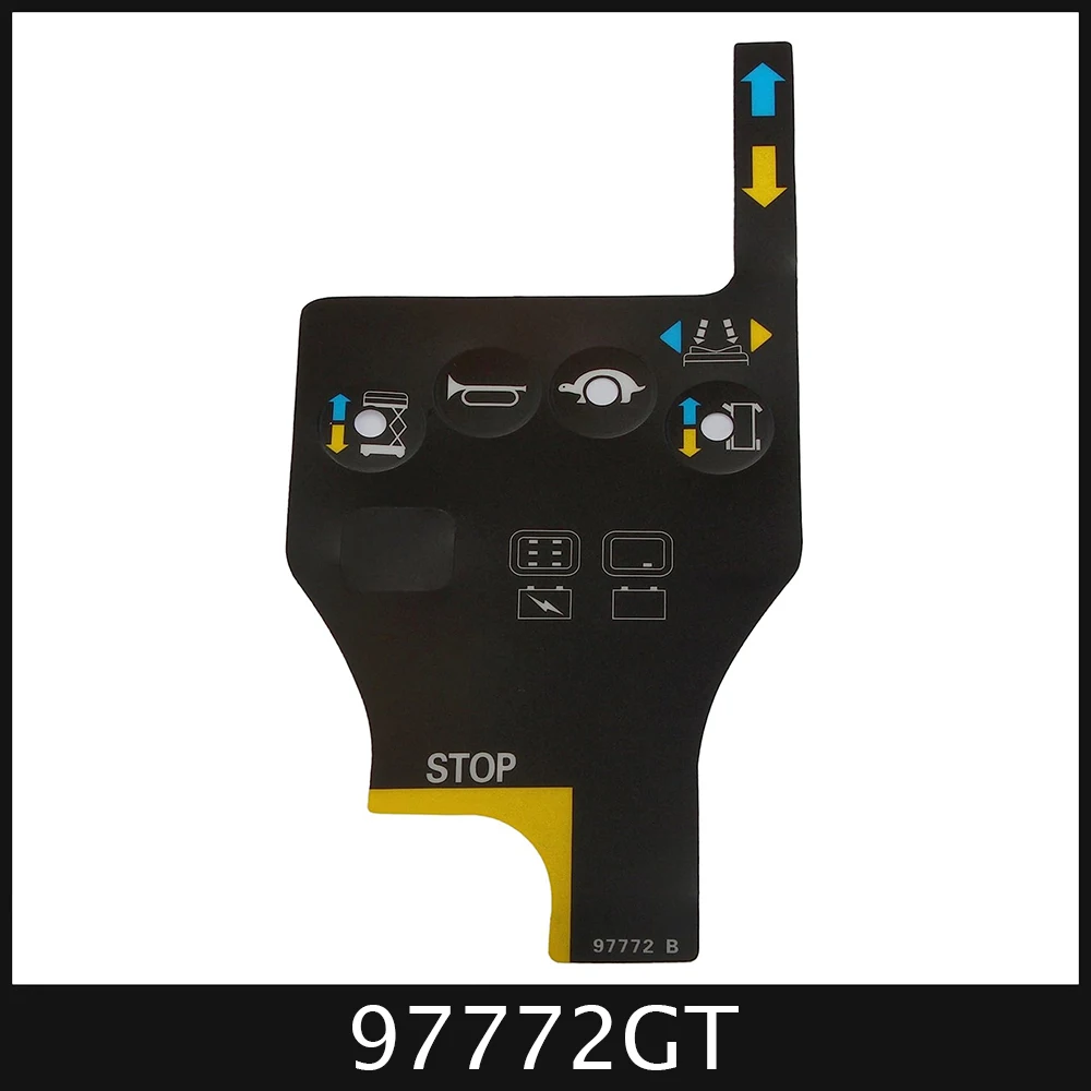 97772GT 97772 Control Box Overlay/Decal For Genie Gen 5 GS-2668 GS-3268 GS-3246