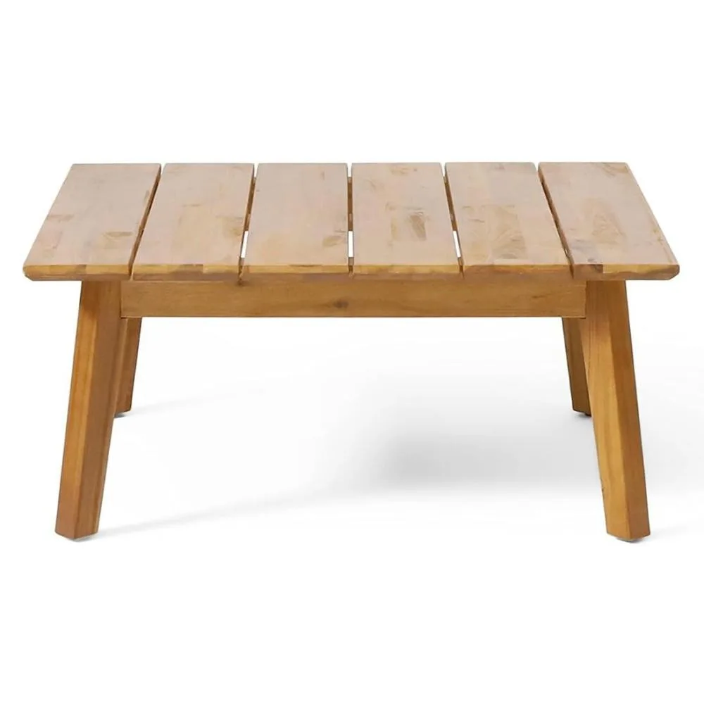Set di mobili da giardino per esterni Set tavolo da divano in teak+beige