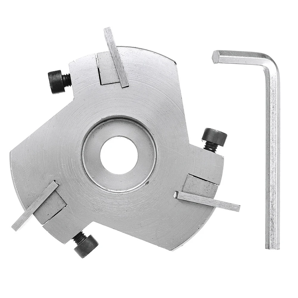 

Milling Cutter Grinder Disc Wood Carving Woodworking Detachable 3 Blade Root Milling Cutter Woodworking Tool