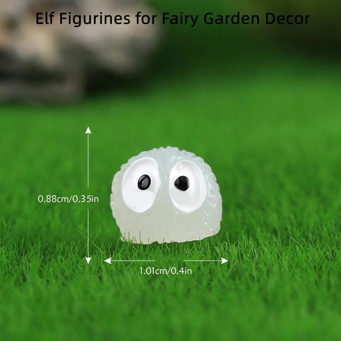 20 Glow-In-The-Dark Rocks, Transparent Stone Decorations, Bonsai Accessories, Micro Landscape Ornaments, Garden & Yard Art