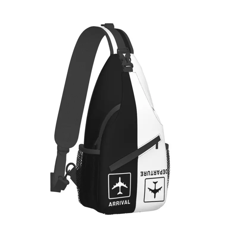 Mochila cruzada de aviador para hombre, morral de hombro para viajes y ciclismo, para salidas de avión