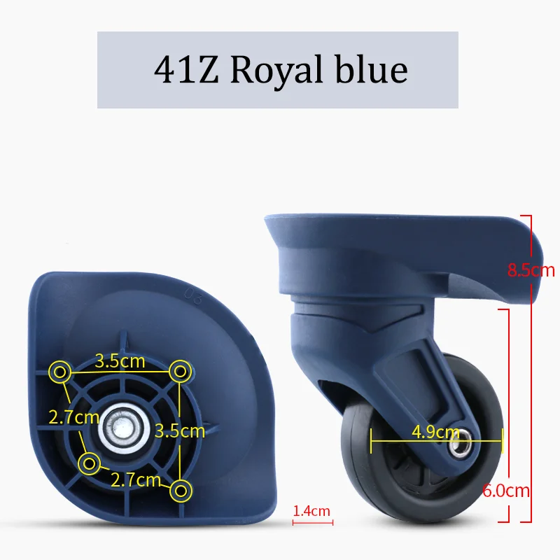 For American Tourister 41Z Luggage Universal Wheel Replacement Rod Box Accessories Combination Box Roller Pulley Quiet Wear