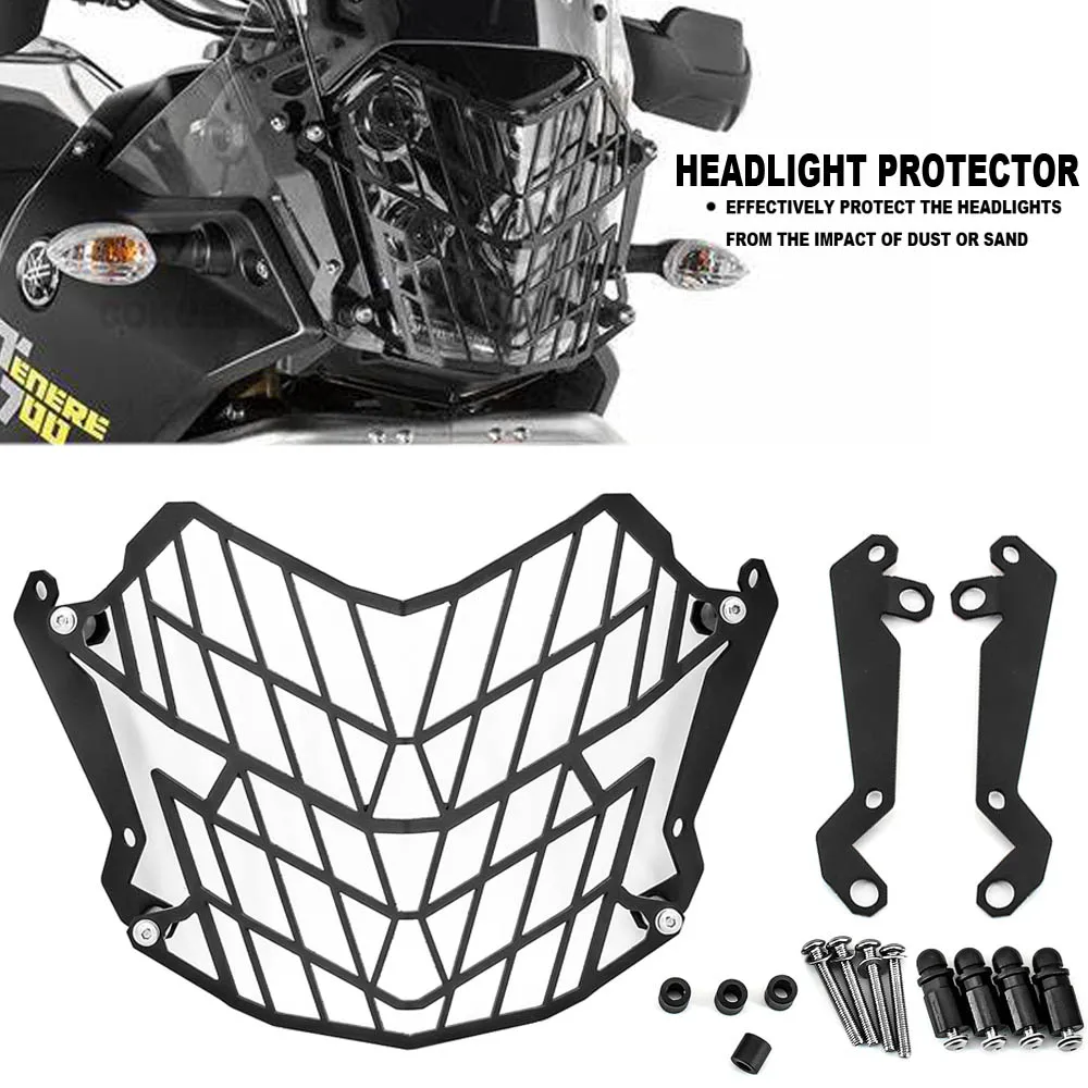 

Motorcycle Headlight Head Light Guard Protector Cover Protection Grille For Yamaha Tenere 700 TENERE 700 Tenere700