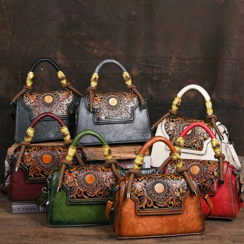 

Новая ретро-и художественная сумка для подмышек в китайском стиле с бамбуковой и пеньковой веревкой, ручная сумка через плечо для женщин