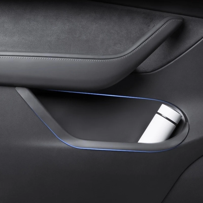 

Для Tesla Model Y/3 Highland 2021-2025 дверной ящик для хранения, универсальный дверной слот для хранения, автомобильные аксессуары, аксессуары Para Auto