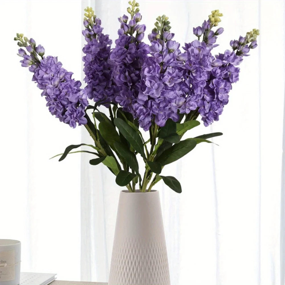 

6PCS Silk Snapdragon Artificial Flowers, Antirrhinum Fake Flowers 31.50'' Long Stem Faux Flowers Floral Arrangement Flowers for