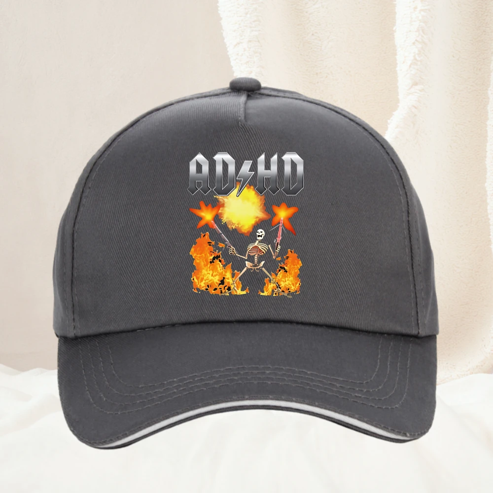 ADHD Awareness hat Audhd Funny Overstimulated Meme Summer Men Adult Baseball Caps adjustable Sun Hats