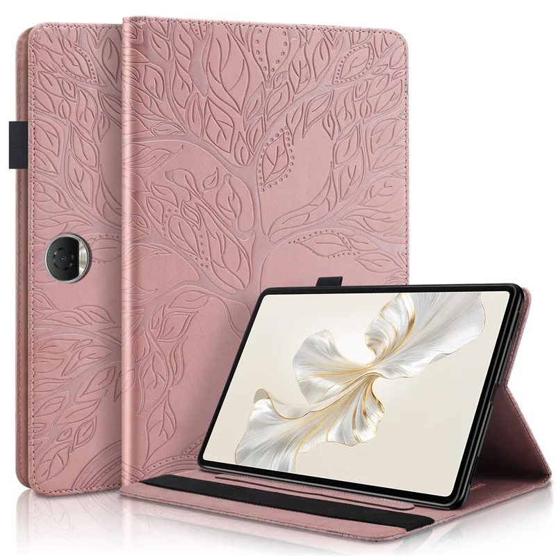 

Чехол Funda для Honor Pad 9, 12,1 дюймов, рельефная подставка под дерево, задняя крышка для Huawei Honor Pad 9, чехол, чехол для планшета