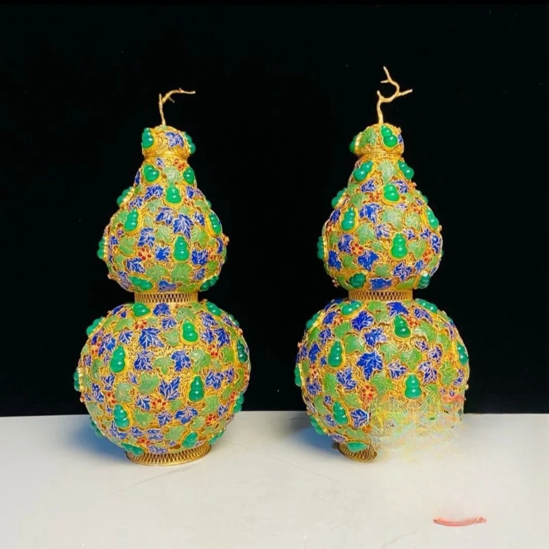 

Pure handmade filigree inlay shape, unique craftsmanship, exquisite quality, intact and no bumps