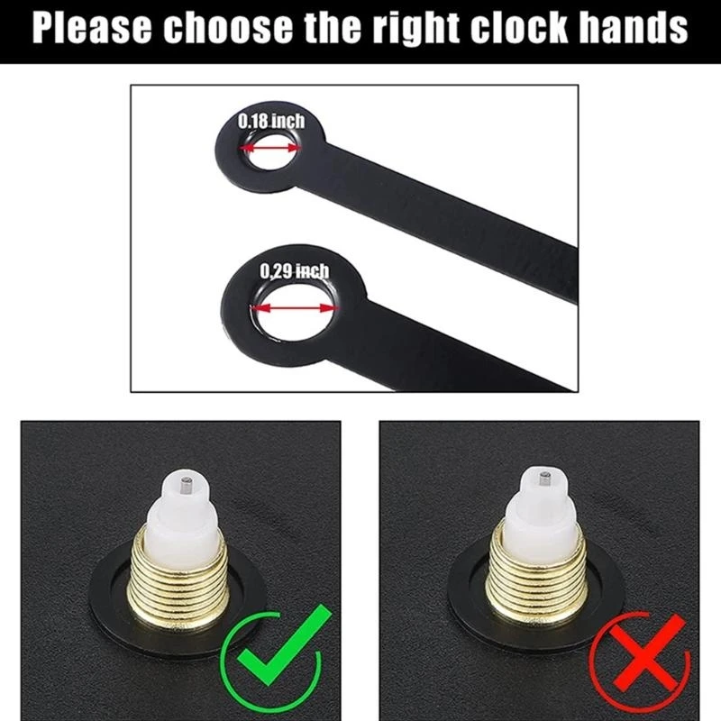 14pcs Clock Hands Mutes Clock Pointer Second Replaceable Wall Clock Parts Wall Clock Mechanism Watch Pointer