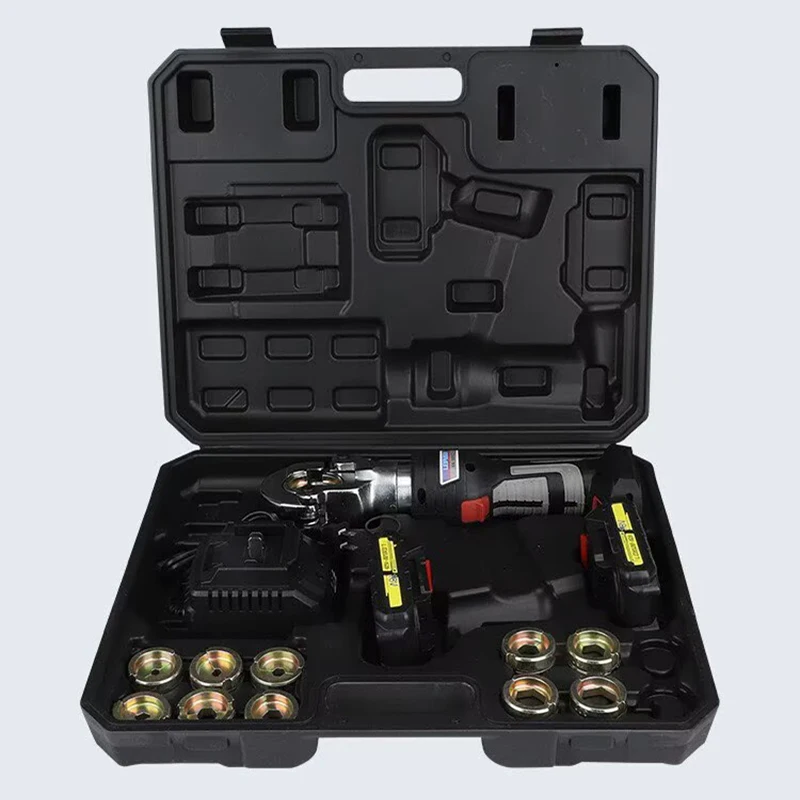 Rechargeable Hydraulic Crimping Pliers Small Portable EK-300CZ Copper Aluminum Terminal Crimping Machine Straight-type Handheld