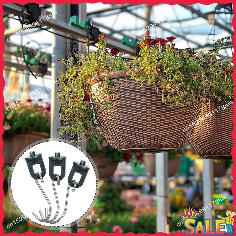 BOFO 50 Uds ganchos para invernadero colgador de invernadero conjunto de Clips giratorios Clips de fijación para invernadero con juego de ganchos para colgar en jardín al aire libre P