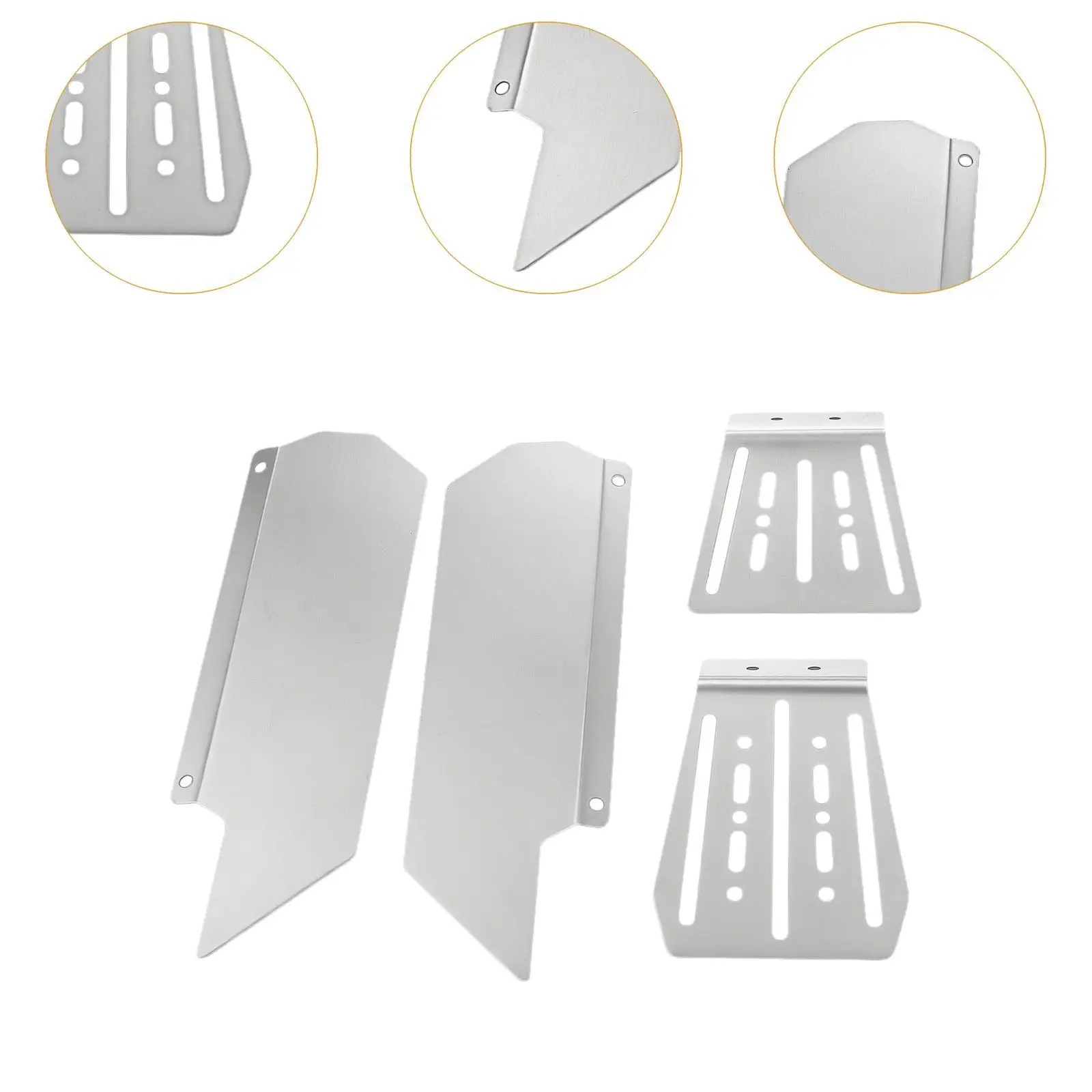 Piastra di protezione del telaio per auto RC, accessori robusti, protezione professionale leggera, armatura del telaio per auto RC, per M12