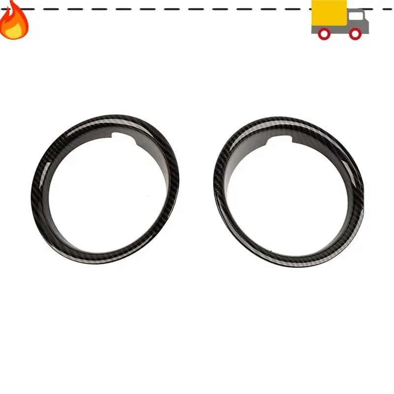 

2 шт. передняя противотуманная фара, крышка автомобильной противотуманной фары, декоративная накладка, аксессуары из АБС-пластика из углеродного волокна для Jeep Commander 2006-2010