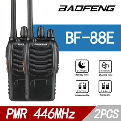 Baofeng-cargador USB BF-88E PMR 446, walkie-talkie de mano, batería de 0,5 mAh, 1500 W de potencia con CE,FCC,RoHS