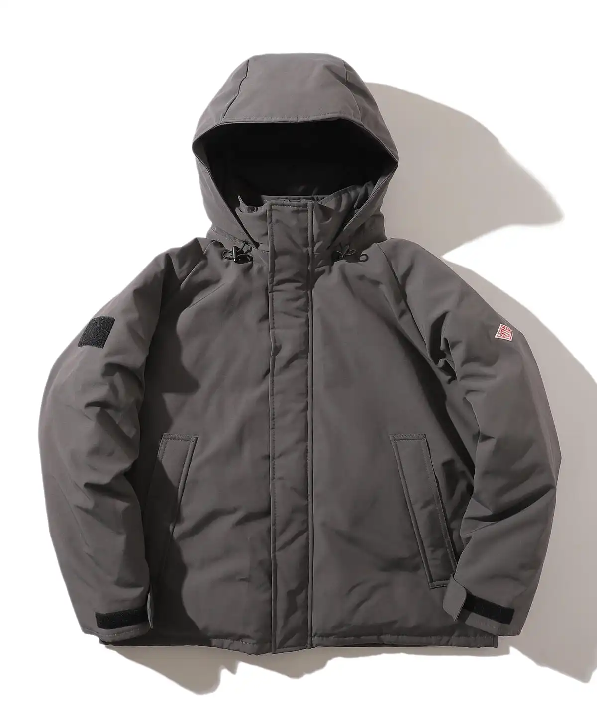 BEAMS × Danton 25aw Piumino caldo ispessito con cappuccio allentato antivento vintage