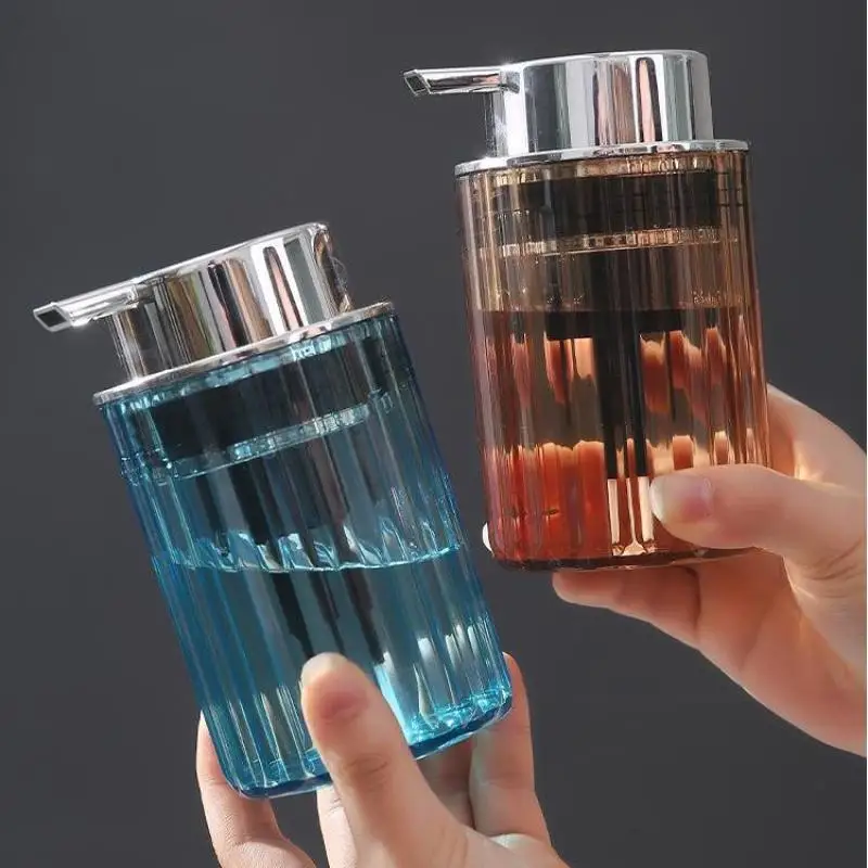 

~300ml Hands Foaming Soap Dispenser For Bathroom Liquid Soap Mousse Bottle Refillable Kitchen Push-type Dish Soap Container