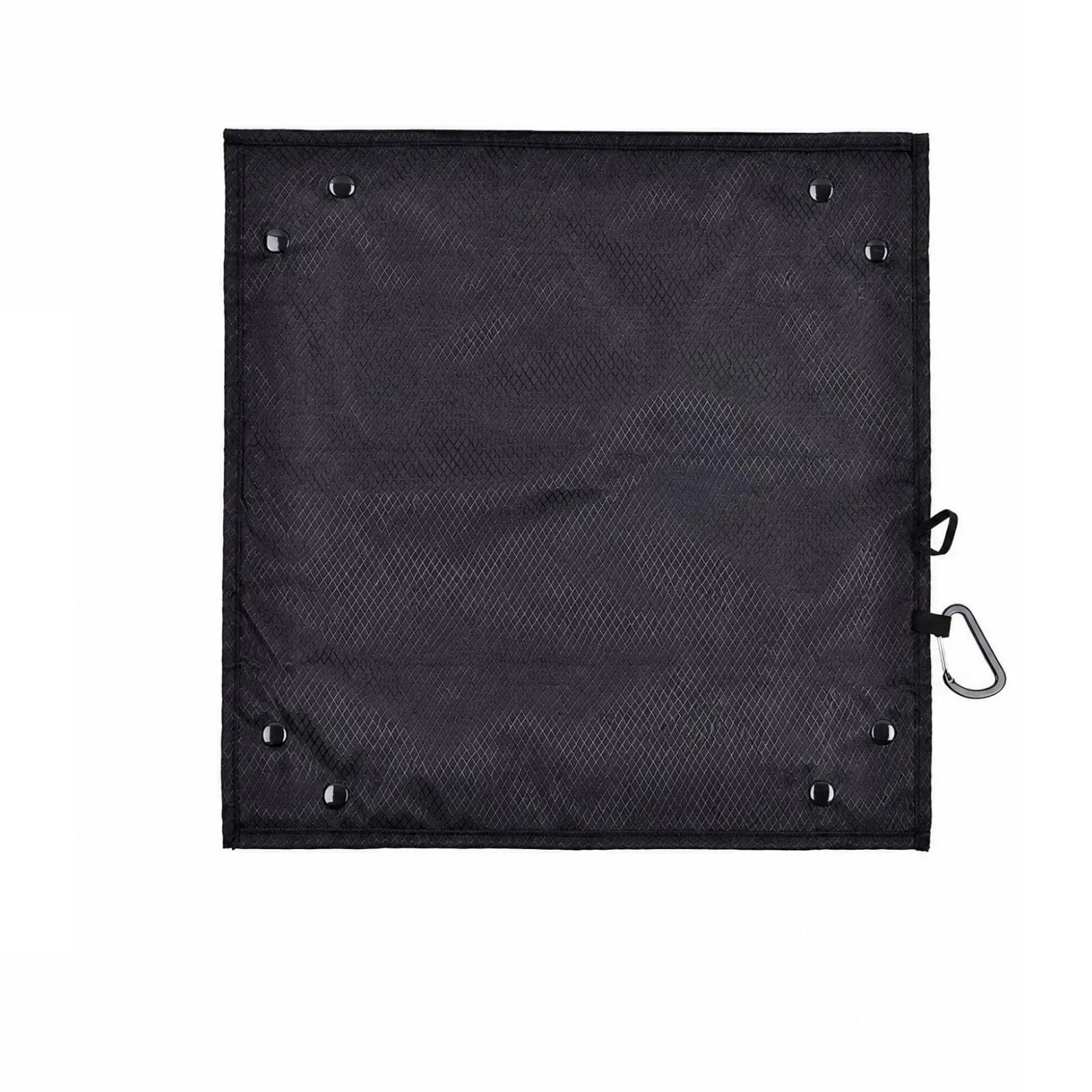 Polyester Travel Seat Cushion Compact Folding Ground Pad with Snap Corner Pockets for Outdoor Adventures