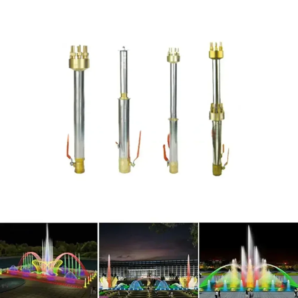 Хит продаж, НОВАЯ DN40 SS нефритовая насадка с кисточкой, пейзажная насадка, насадка для душа, двойная сложенная серебряная кисточка, центральная насадка Fountai