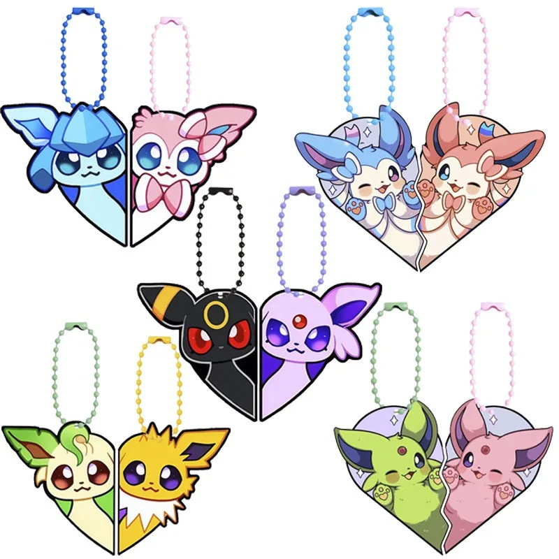 

Acrylic Keychains Pokemon Eevee Umbreon Espeon Sylveon Jolteon Flareon Diy Action Figures Anime Classics Game Collection Toy