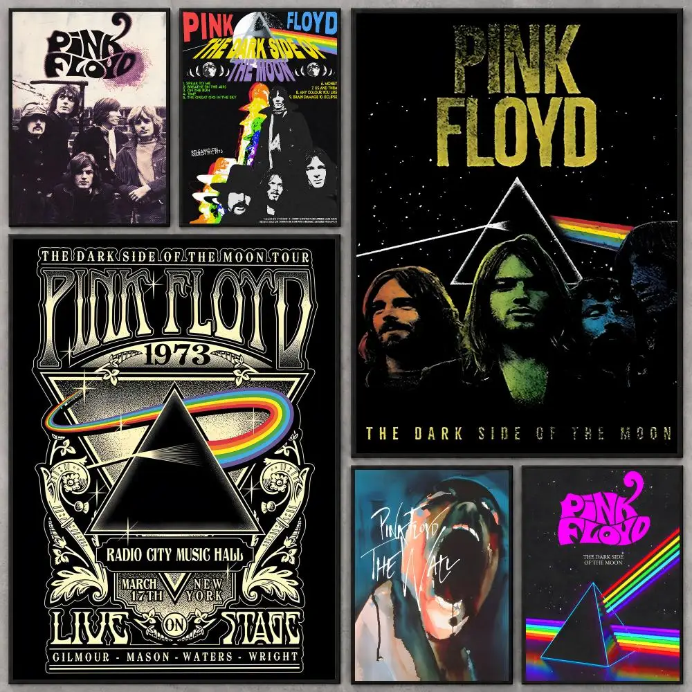 Band Pink Floyd   Music Artist Print Graphic Streaming Film Style Wall Artwork Bedroom Decor Poster