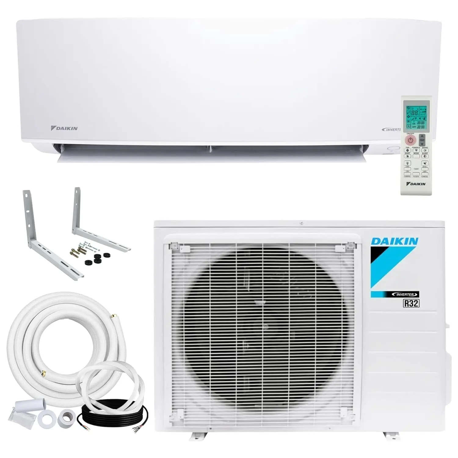 24,000 BTU 18 SEER2 Entra R32 Series Ductless Mini Split with Heat Pump System w/Maxwell All-Inclusive 25’ Installation, Custom