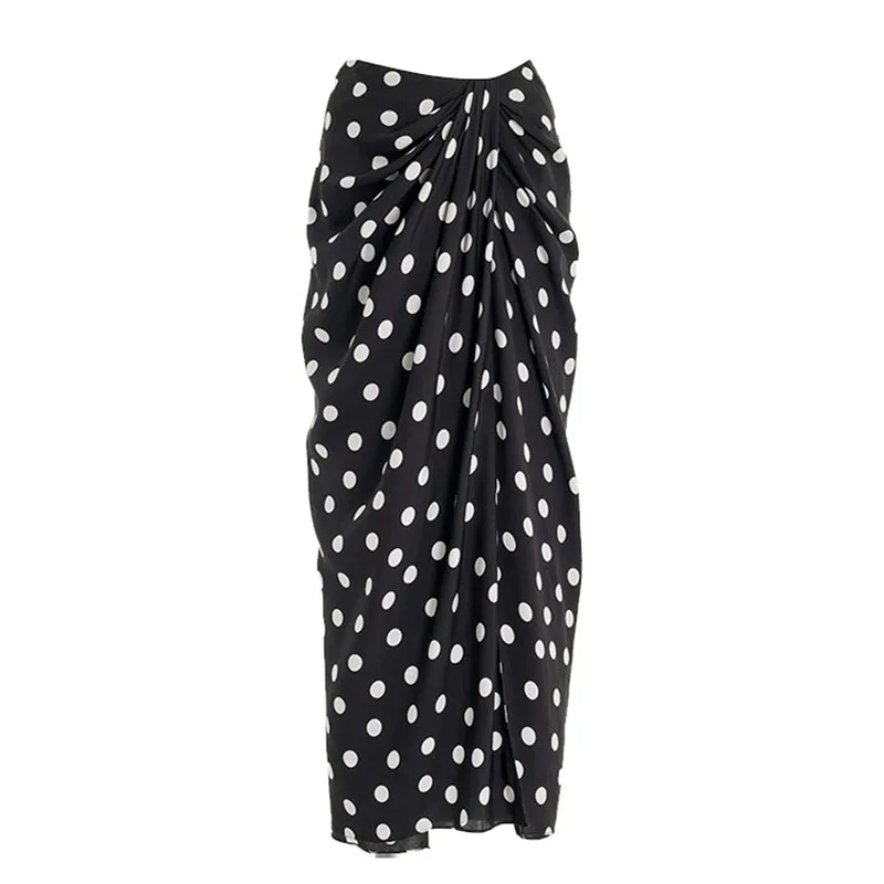 Maillot de bain une pièce pour femmes, bretelles marron, manches volantes, robe Maxi, ensemble pour vêtements de Style vacances à la plage