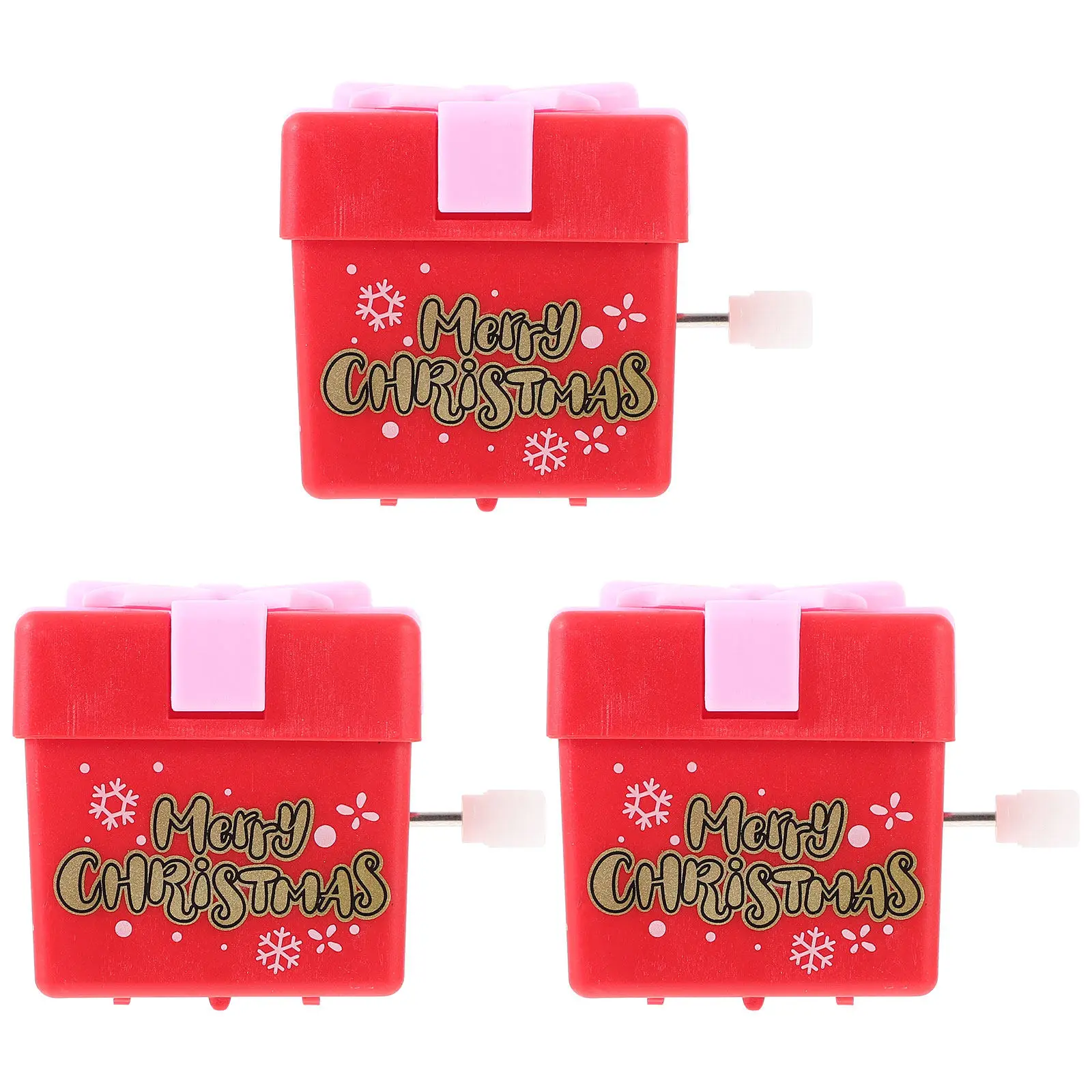 Wind Up Walking Christmas Clockwork Toy Set – 3pcs Funny Cartoon Party Prank & Festive Gift