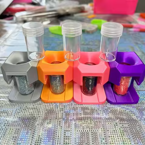 Embroidery Art Tool 5D Diamond Painting Drills Funnel DIY Craft Multifunctional Drill Tray Storage Box Beading Plates