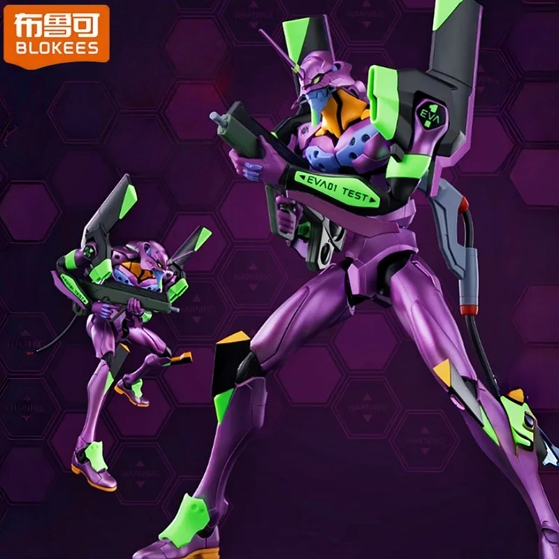 ブロックキーズ 組み立てブロック 新世紀エヴァンゲリオン EVANGELION-01EVA-TVアニメキャラクター 可動モデル 組み立ておもちゃ コレクション ギフト