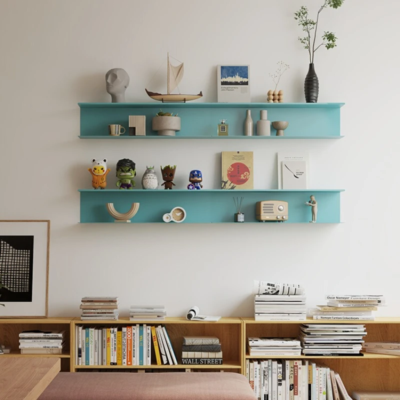 

Restaurant wall wrought iron shelf small apartment wall decorative shelf wall hanging bookshelf word baffle