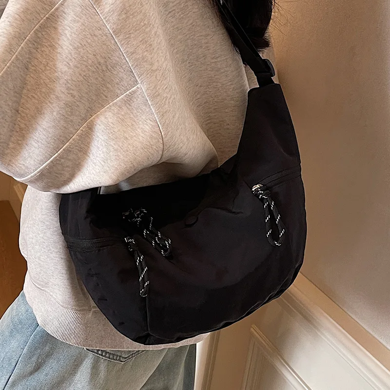 

Повседневная женская сумка через плечо большой вместимости, универсальная сумка для подмышек, легкие спортивные сумки, кошелек и сумки Sac